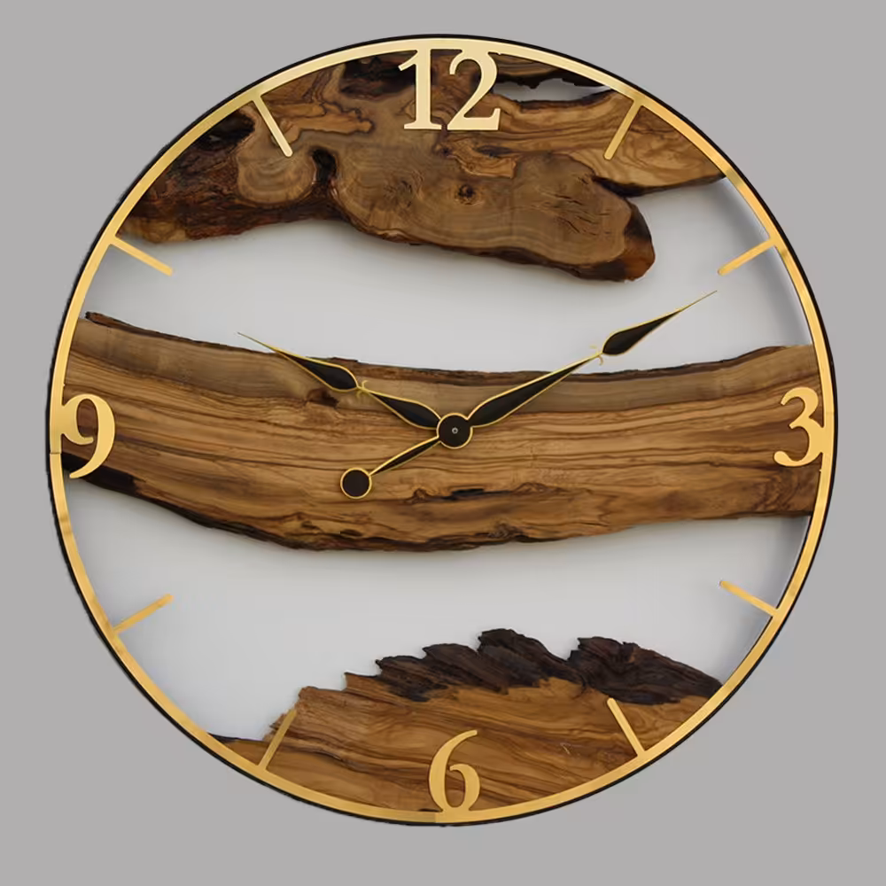 ساعت دیواری مدل روستیک کد 014