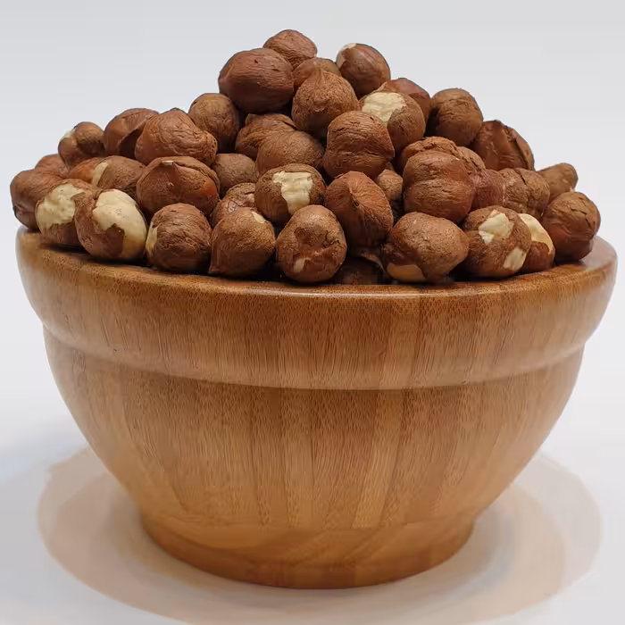 مغز فندق ایرانی خام تازه و درجه یک وزن 200 گرم