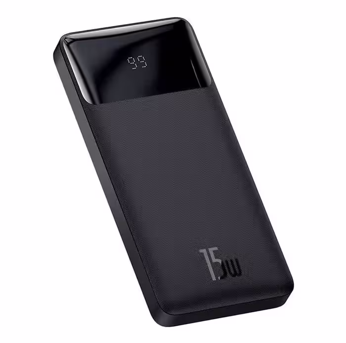 پاوربانک 10000 بیسوس Baseus Bipow Digital Display PPBD10 PPDML-I01 توان 15 وات (مشکی)