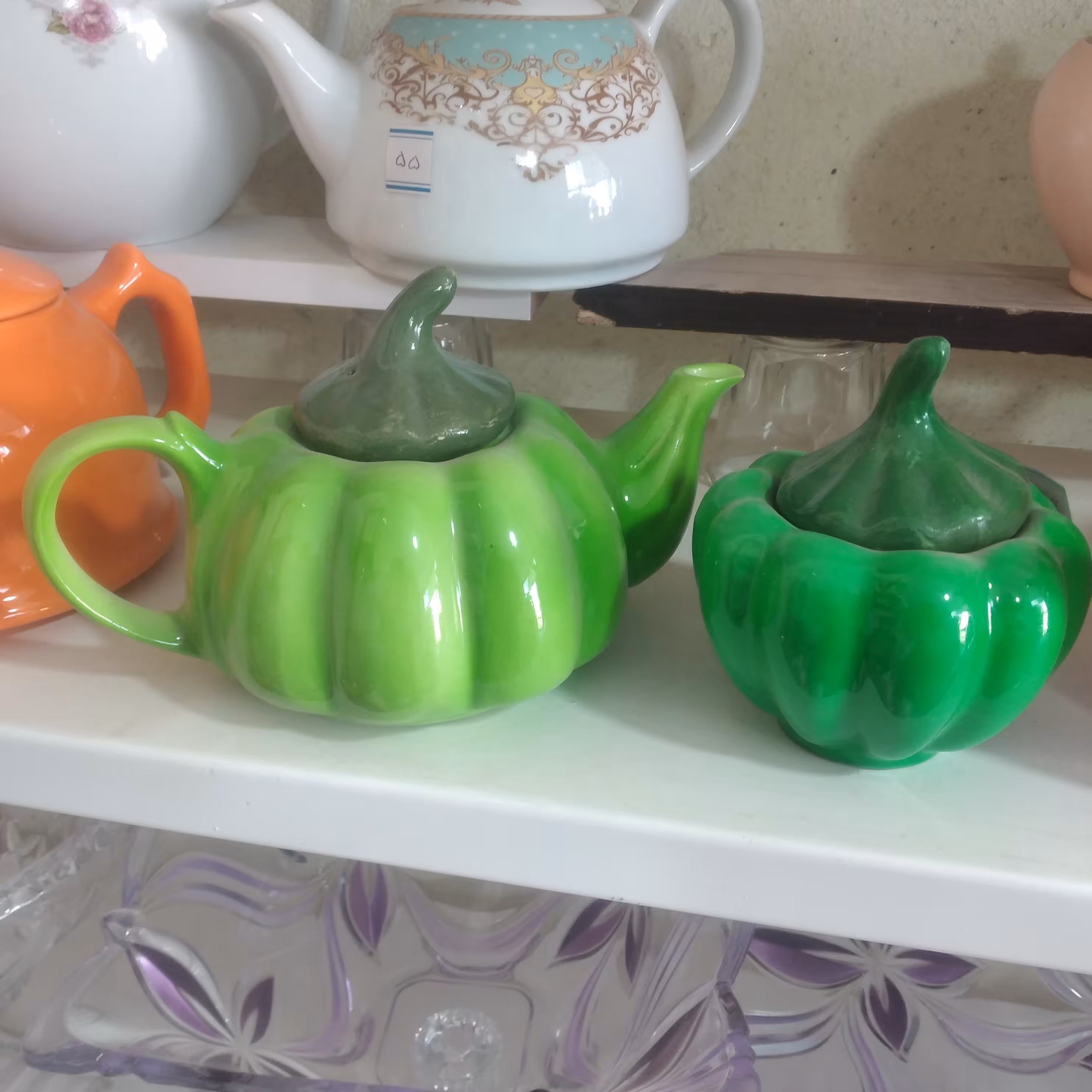 قوری و قندان کدو