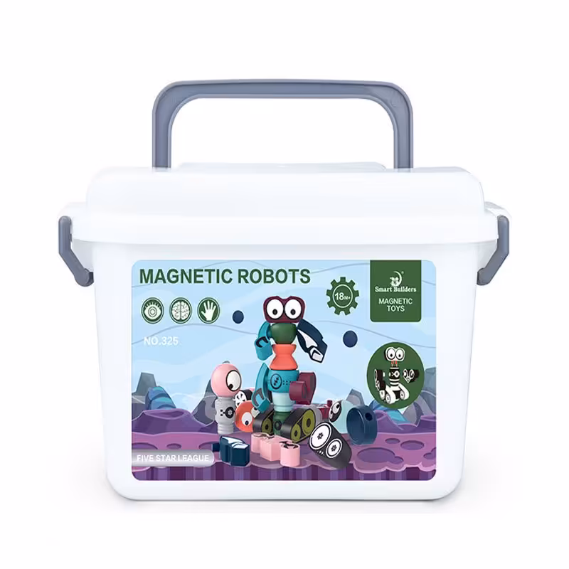 اسباب بازی مگنتی مدل ربات 35 تکه کد 325