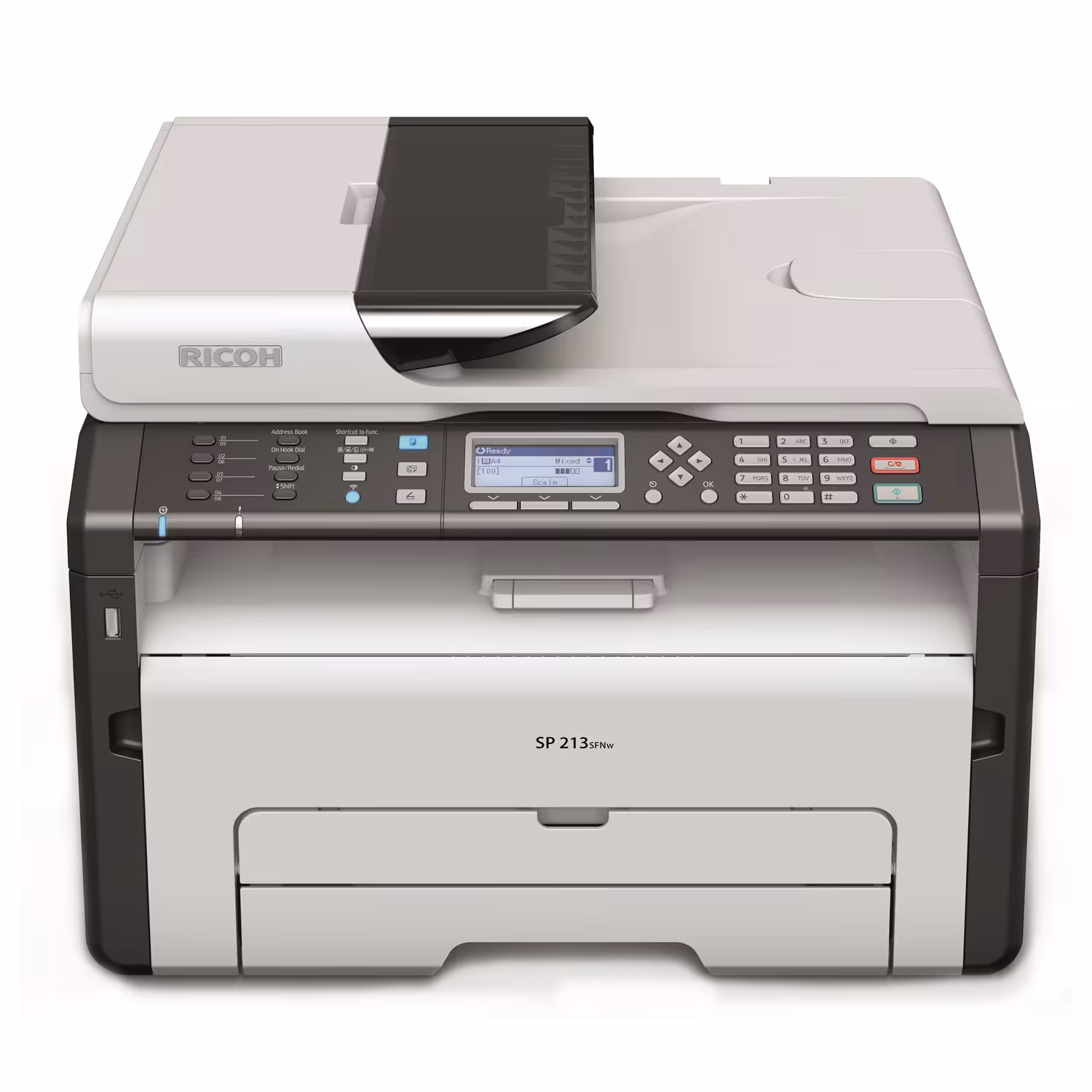 پرینتر چندکاره لیزری ریکو مدل SP213SFNw