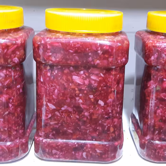 ترشی کلم  قرمز ریز شده خوشمزه(10کیلویی)