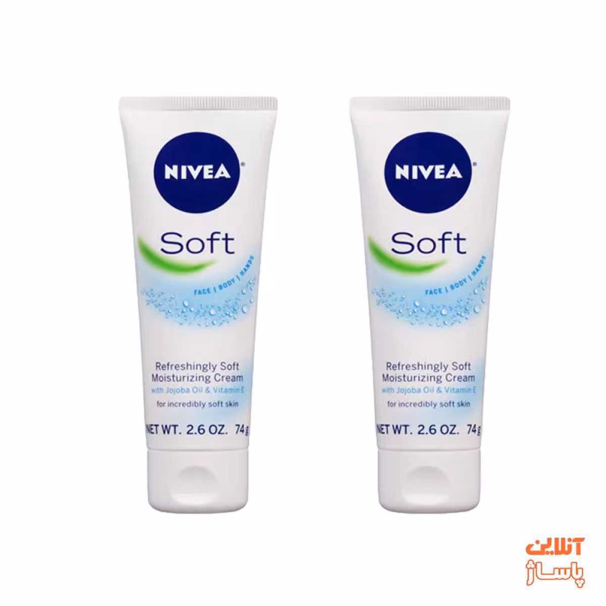 کرم نرم کننده و مرطوب کننده نیوآ مدل Soft حجم 75 میلی لیتر مجموعه 2 عددی