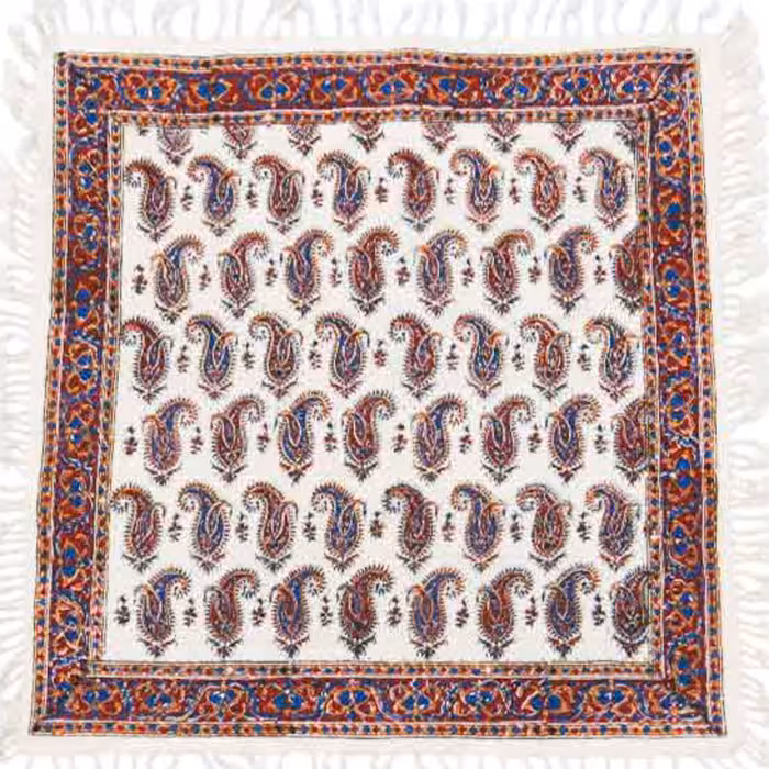 رومیزی قلمکار ممتاز اصفهان سایز 60در 60 سانتی متر مربع