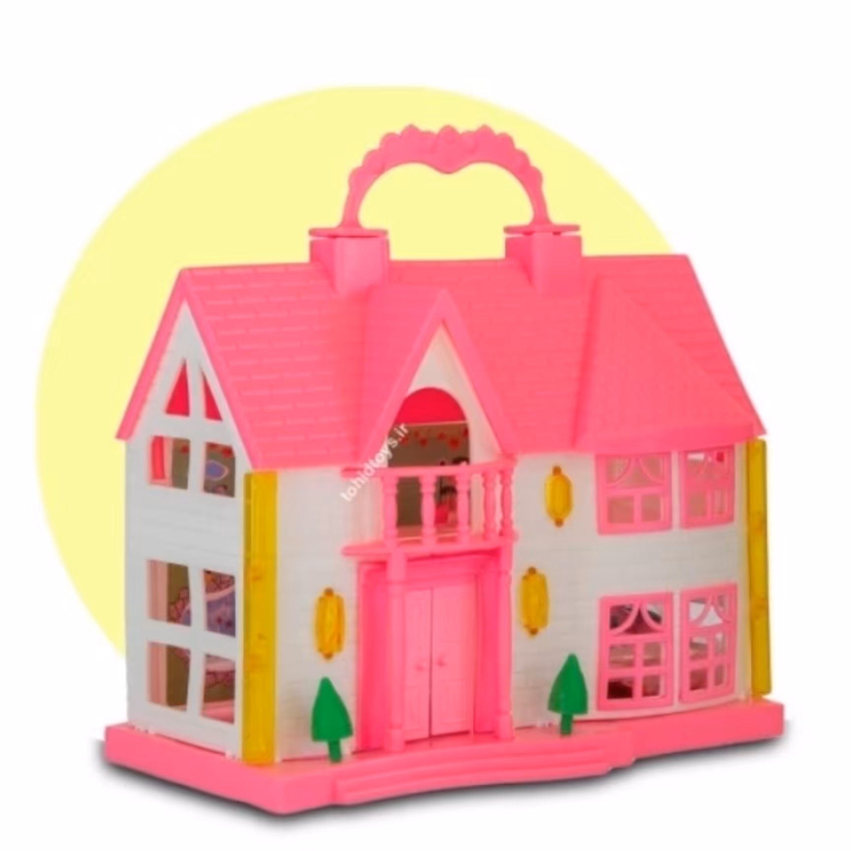 کلبه زیبا کلبه عروسک کلبه کودک  صورتی رنگ