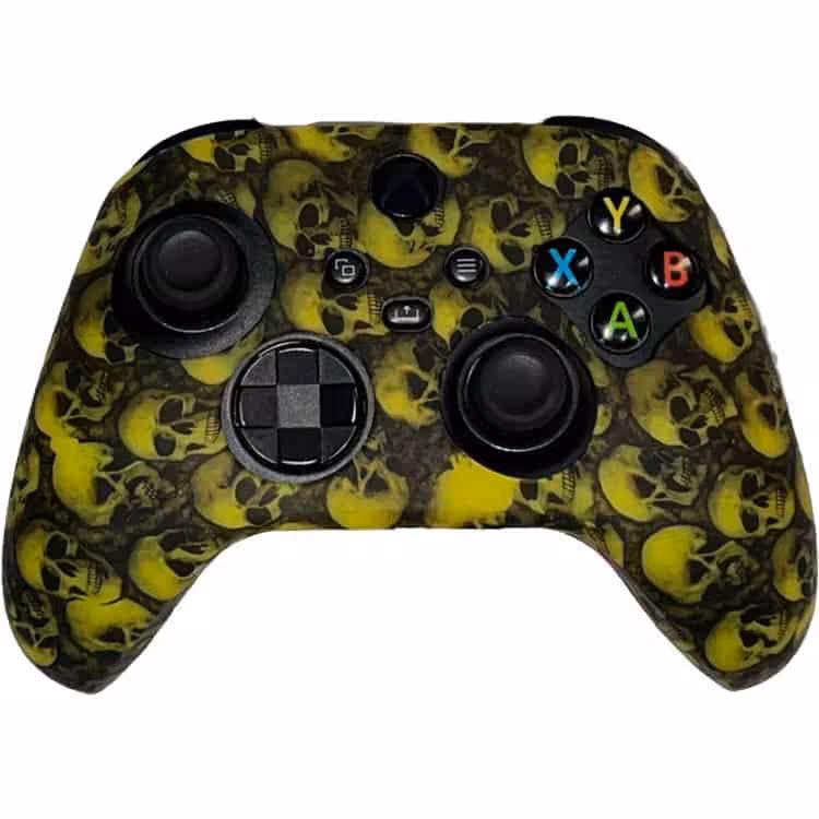 کاور کنترلر Xbox Series – طرح جمجمه زرد