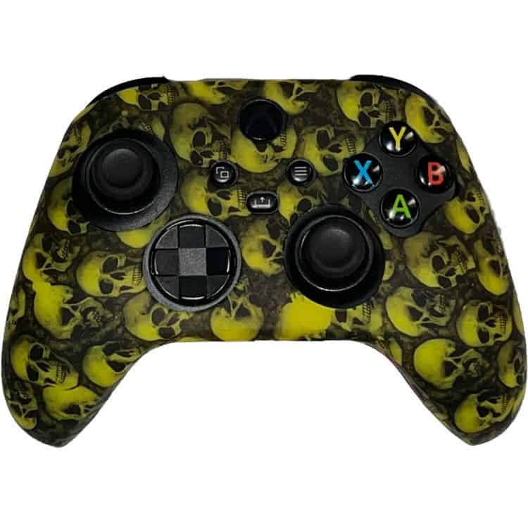 کاور کنترلر Xbox Series – طرح جمجمه زرد