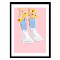 قیمت و خرید تابلو دکوراتیو مدل نقاشی گرافیکی کد 0417