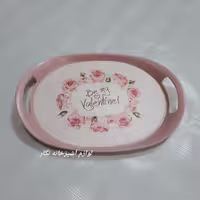 سینی سایز متوسط مدل بیضی طرح ثابت لوازم آشپزخانه نگار 