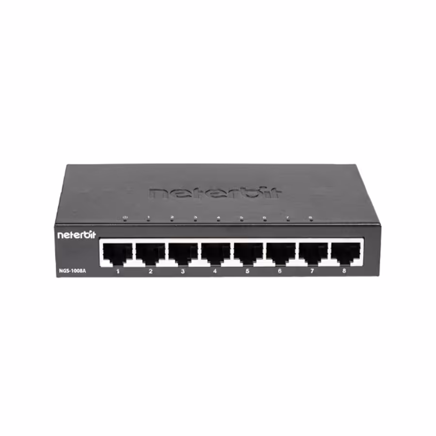 سوئیچ 8 پورت غیر مدیریتی نتربیت مدل NGS-1008A