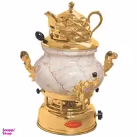 سماور سه کاره گازی گلستان مدل لوکس طرح سنگ کد G901cp