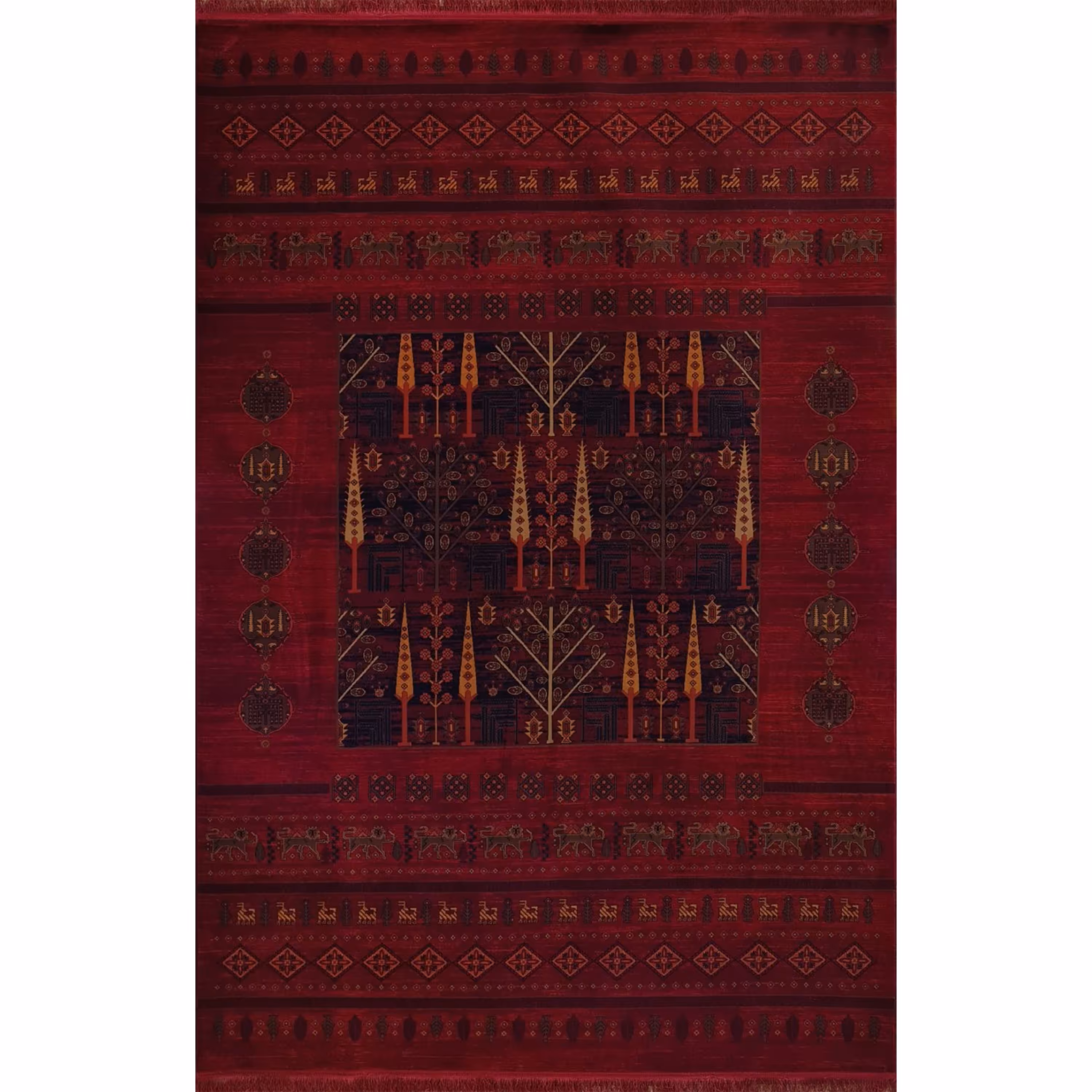 گبه ماشینی افرند زمینه لاکی کد 805.3 (چهار متری)