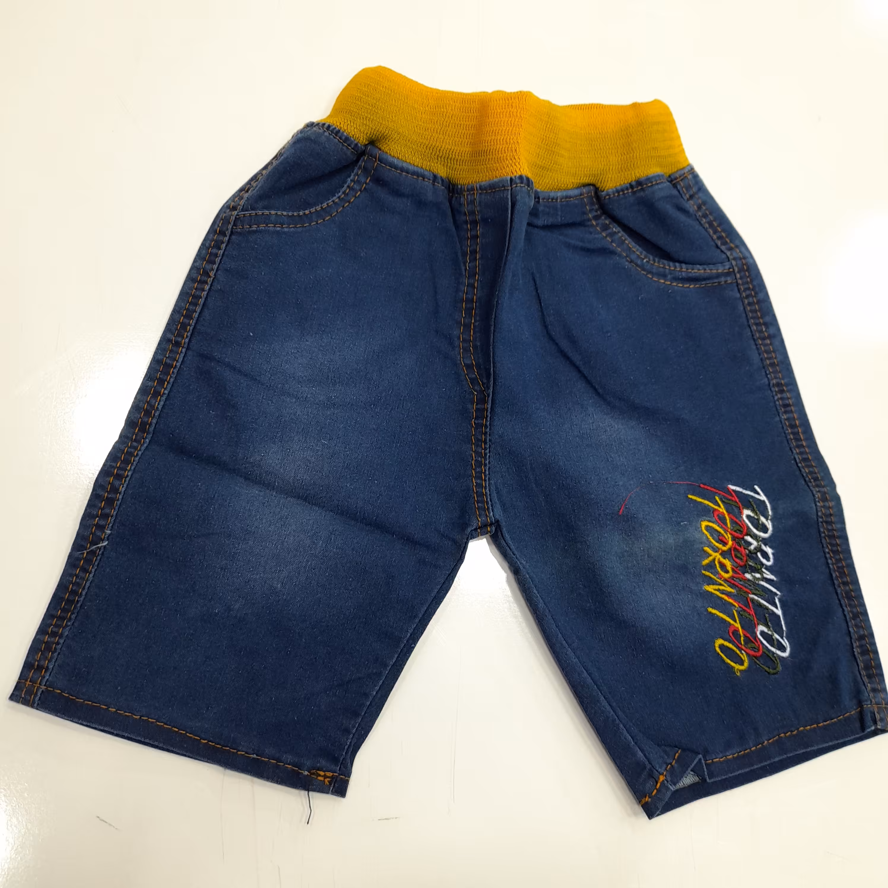 شلوارک بچه گانه کمر کشباف 