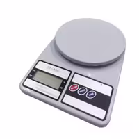 ترازو آشپزخانه برند electronic مدل sf-400 قابلیت وزن کشی از یک گرم تا ده کیلوگرم ، قابلیت صفر کردن و دارای باطری نیم قلم