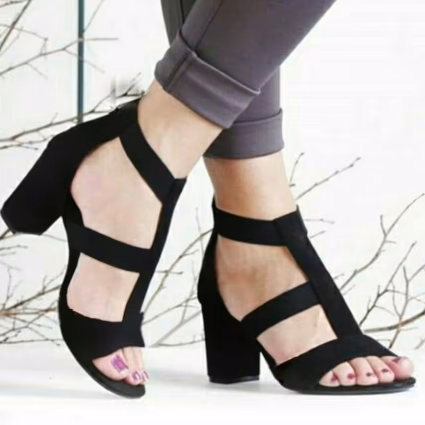 صندل پاشنه دار مجلسی شیک