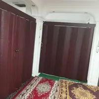 درب آکاردئونی چرم بافت مصنوعی