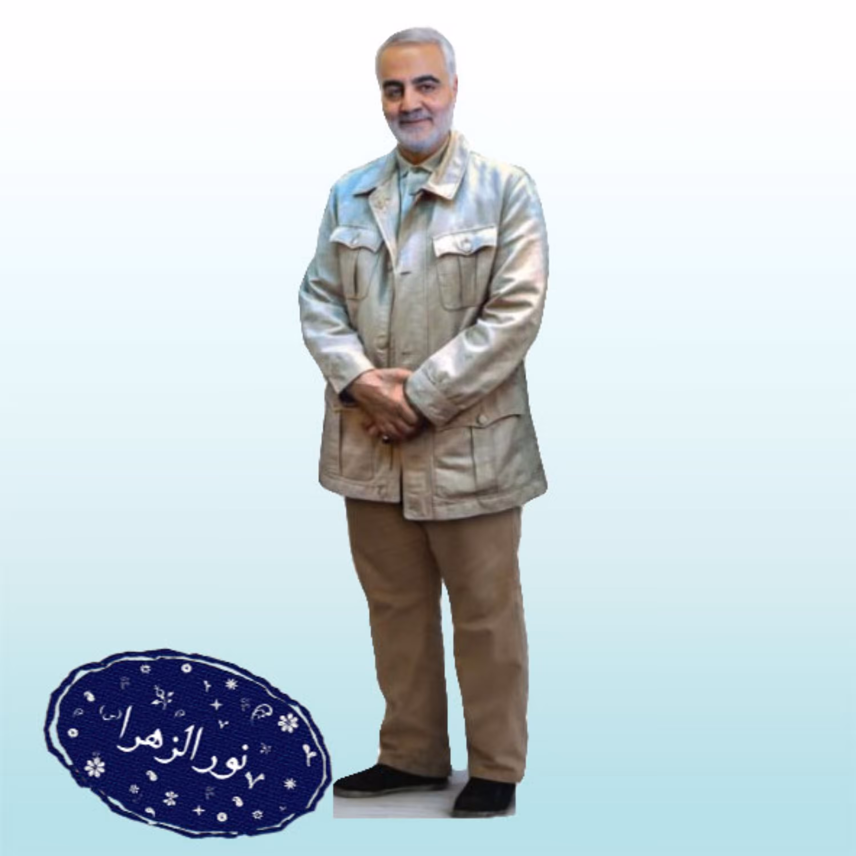 ماکت نمایشگاهی کات استند شهید سردار قاسم سلیمانی 3