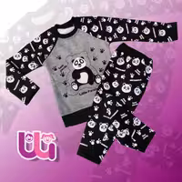 بلوز شلوار اسپرت (پسرانه و دخترانه ) با طرح چاپی پاندا سایز 35 و 40 ارسال رایگان