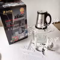 خردکن زانو 3 لیتری 5200 وات تیغه و همزن اضافه قدرت غذاساز پیرکس شفاف و زیبا