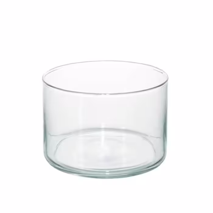 ظرف شیشه ای استوانه ارتفاع 10 cm- قطر 10 cm