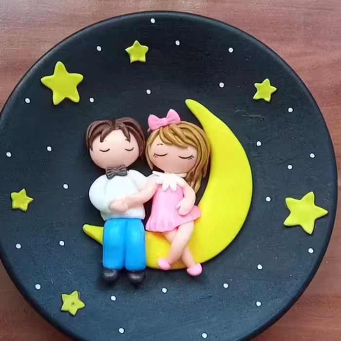 دیوارکوب فانتزی ساخته شده باخمیر