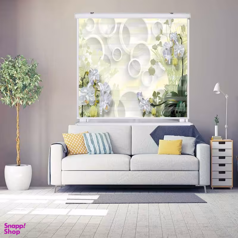 پرده زبرا زیو کد 3D1433 سایز 150x200 سانتی متر