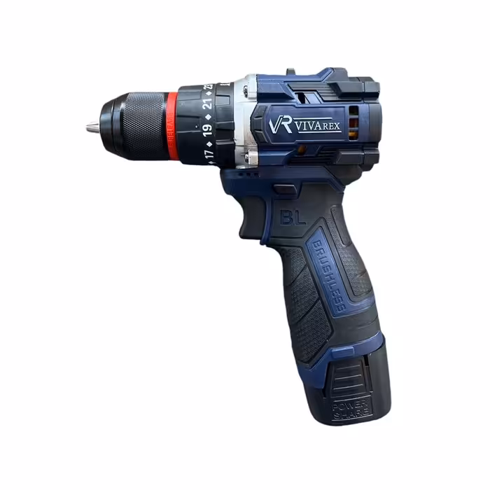 دریل چکشی شارژی 16.8v براشلس ویوارکس VR1610I-BL - ابزار یراق
