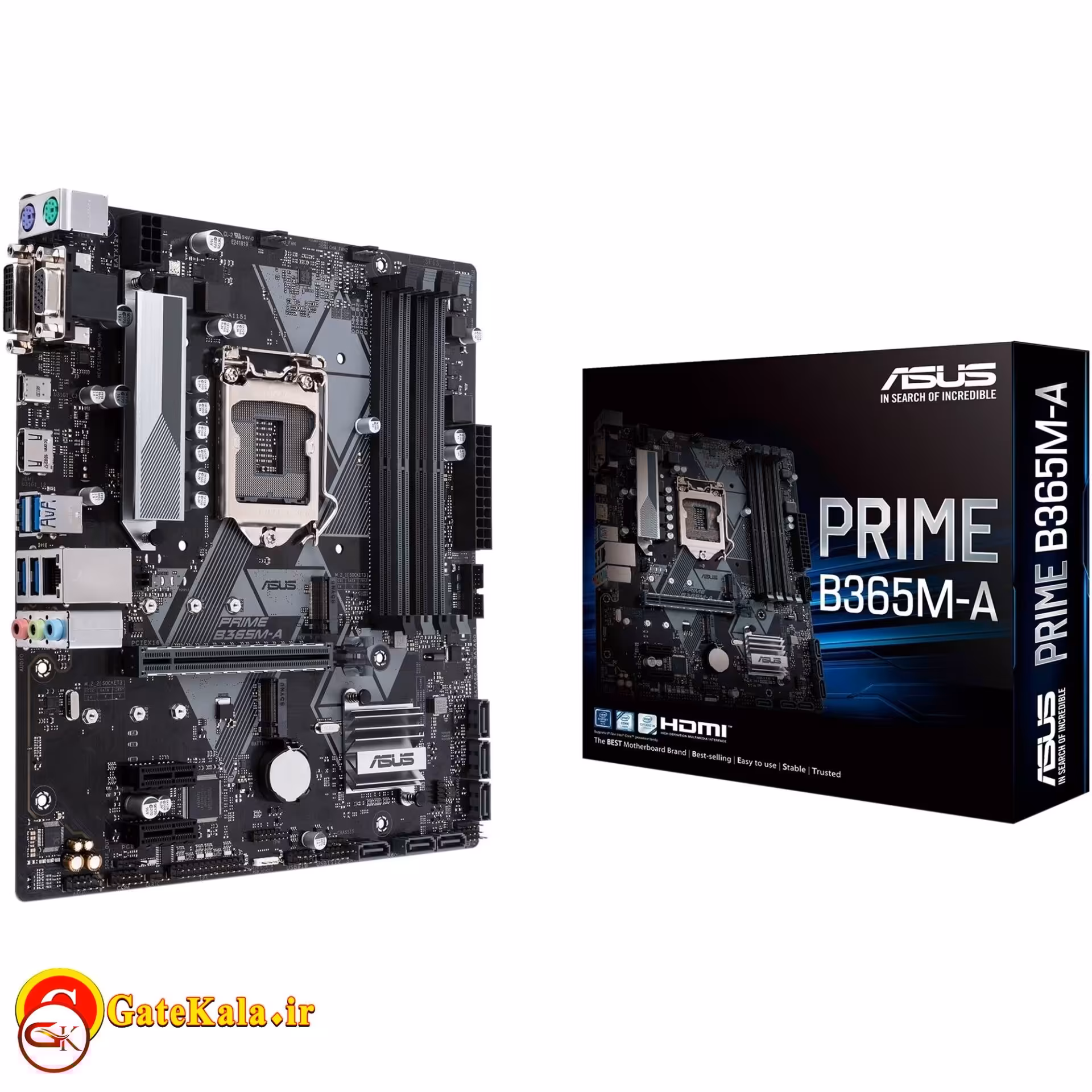 خرید و فروش مادربرد Asus PRIME B365M-A با پشتیبانی از سوکت LGA 1151