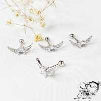 پیرسینگ گوش طرح شاخ با کد 11394