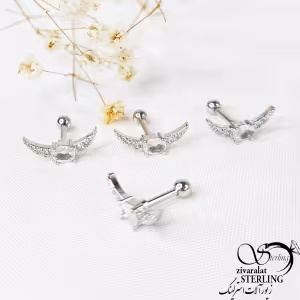 پیرسینگ گوش طرح شاخ با کد 11394