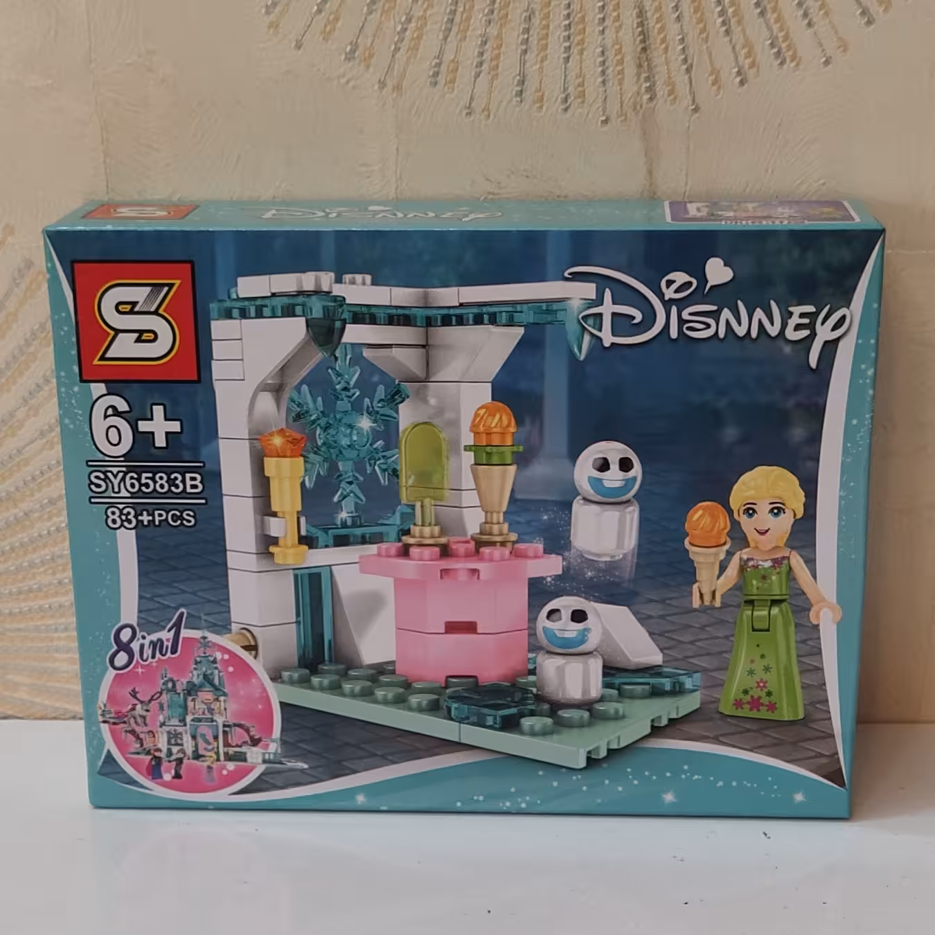 لگو خارجی دخترانه دیزنی 83 قطعه برند sy فروزن 