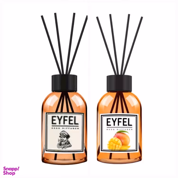 خوشبو کننده هوا ایفل مدل انبه و کاپیتان بلک حجم 120 میلی لیتر مجموعه 2 عددی