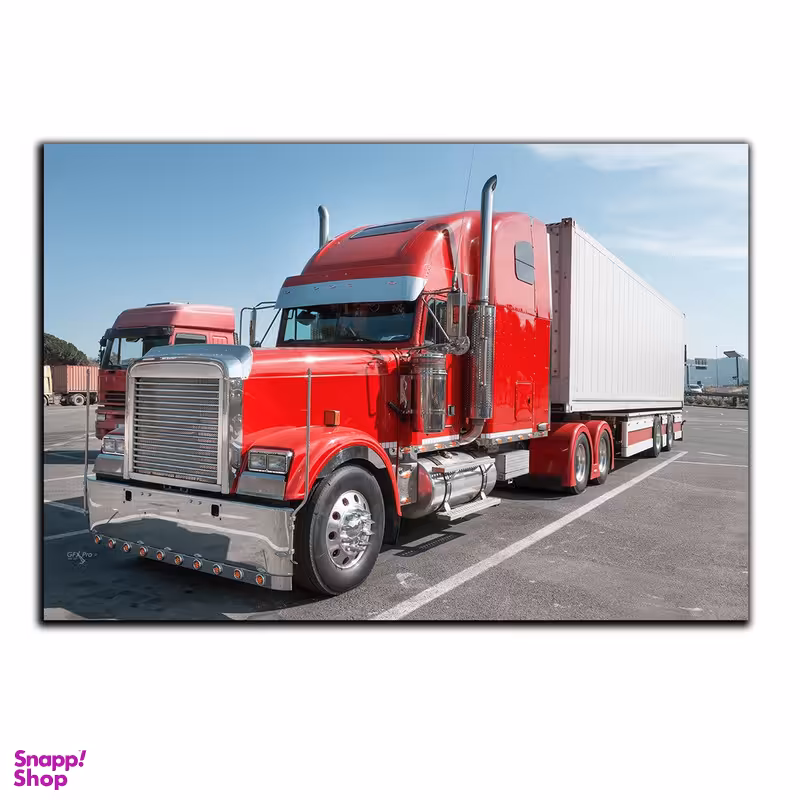 تابلو شاسی بکلیت طرح ماشین سنگین تریلی مدل SH-S1583