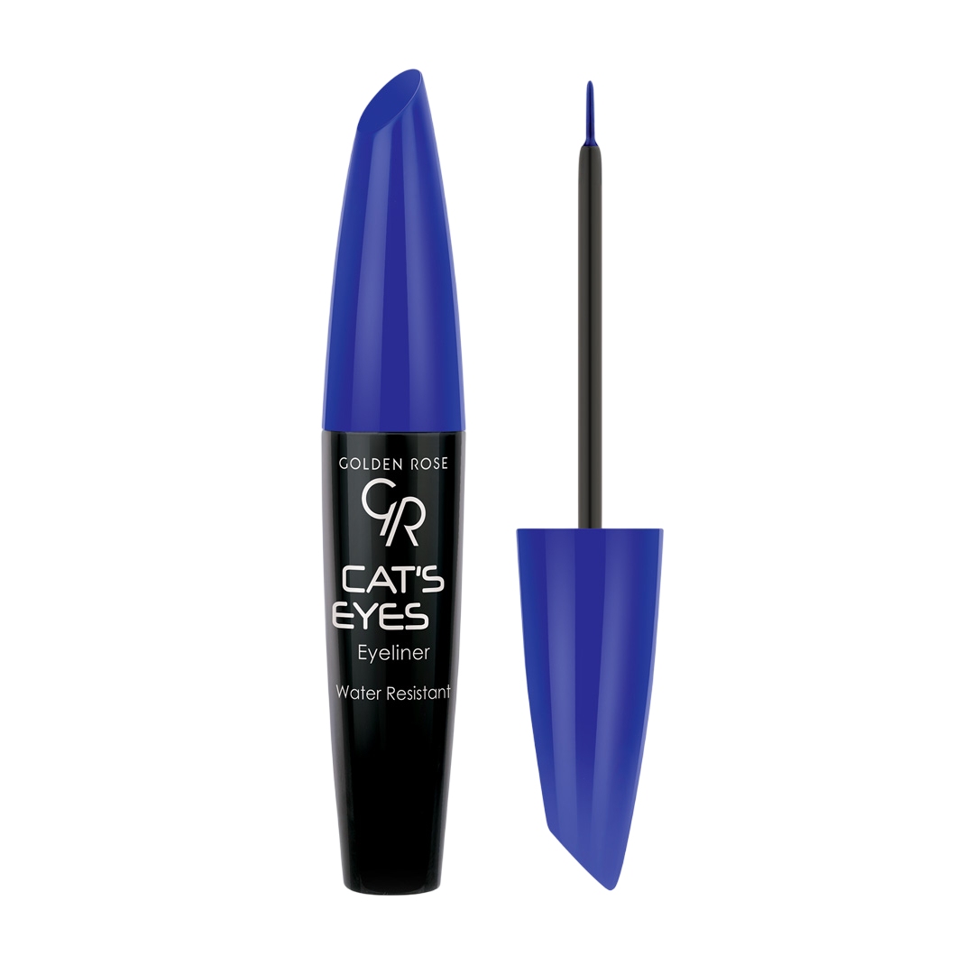 قیمت و خرید خط چشم گلدن رز مدل CAT’S EYES رنگ BLUE ⚡ اصل