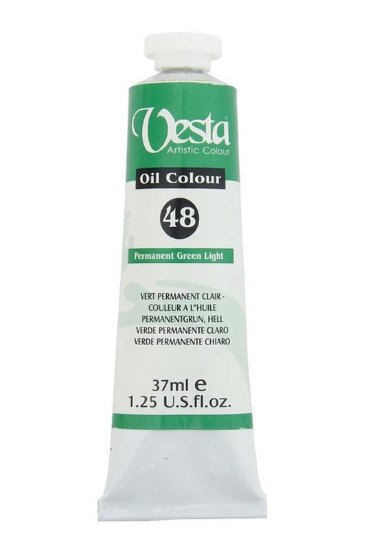 رنگ روغن وستا 37 میل کد 3780 Permanent Green Light 48