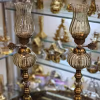یک جفت شمعدان زیبا در سه رنگ قیمت مثل همیشه شاهکار