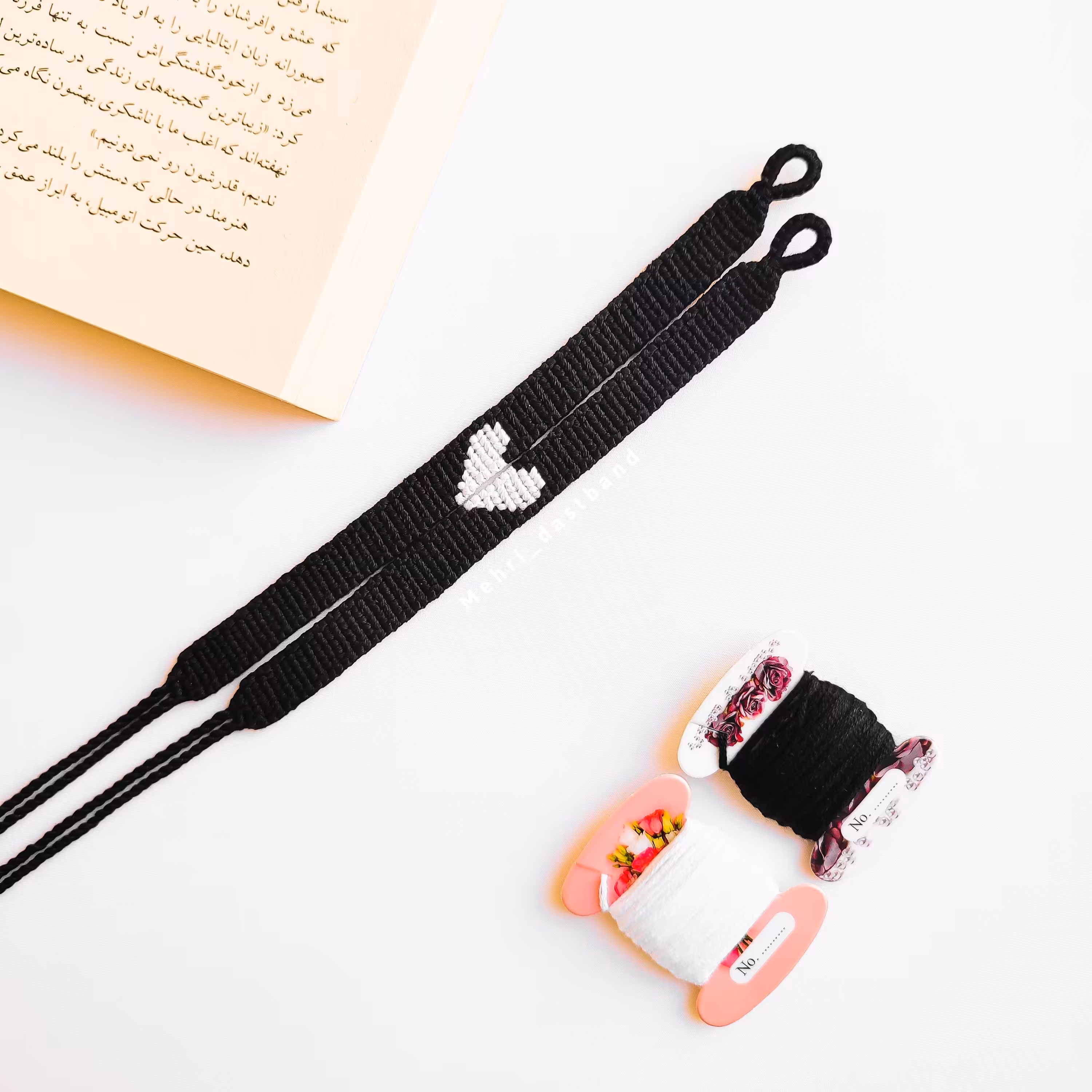 دستبند دوستی  طرح قلب ولنتاین ست 2 تایی رنگبندی دلخواه - اکسسوری مهری