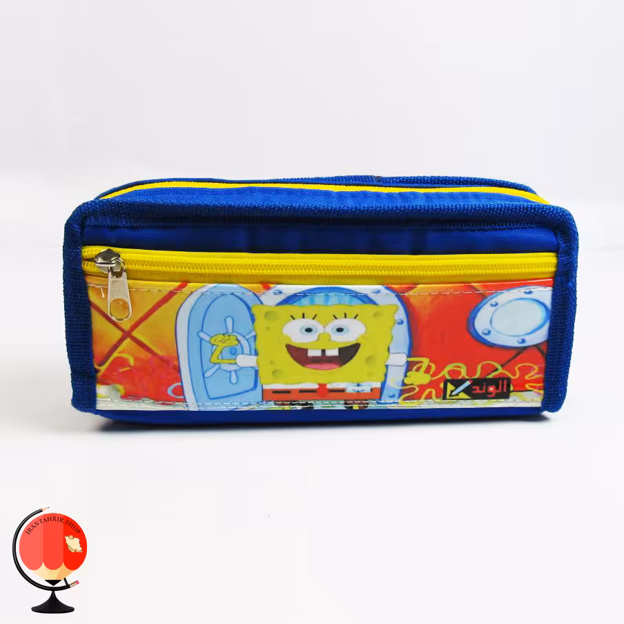 جامدادی پسرانه طرح باب اسفنجی سه زیپ الوند