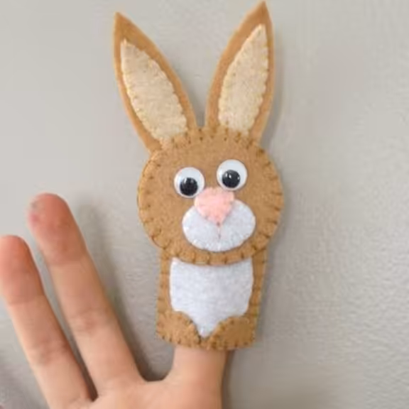عروسک انگشتی طرح خرگوش