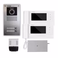 پکیج دو واحدی آیفون تصویری 7 اینچ سوزوکی مدل 727 سفید(بدون حافظه)