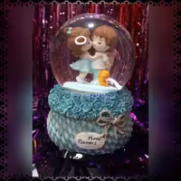 گوی موزیکال کوکی طرح دختر و پسر 