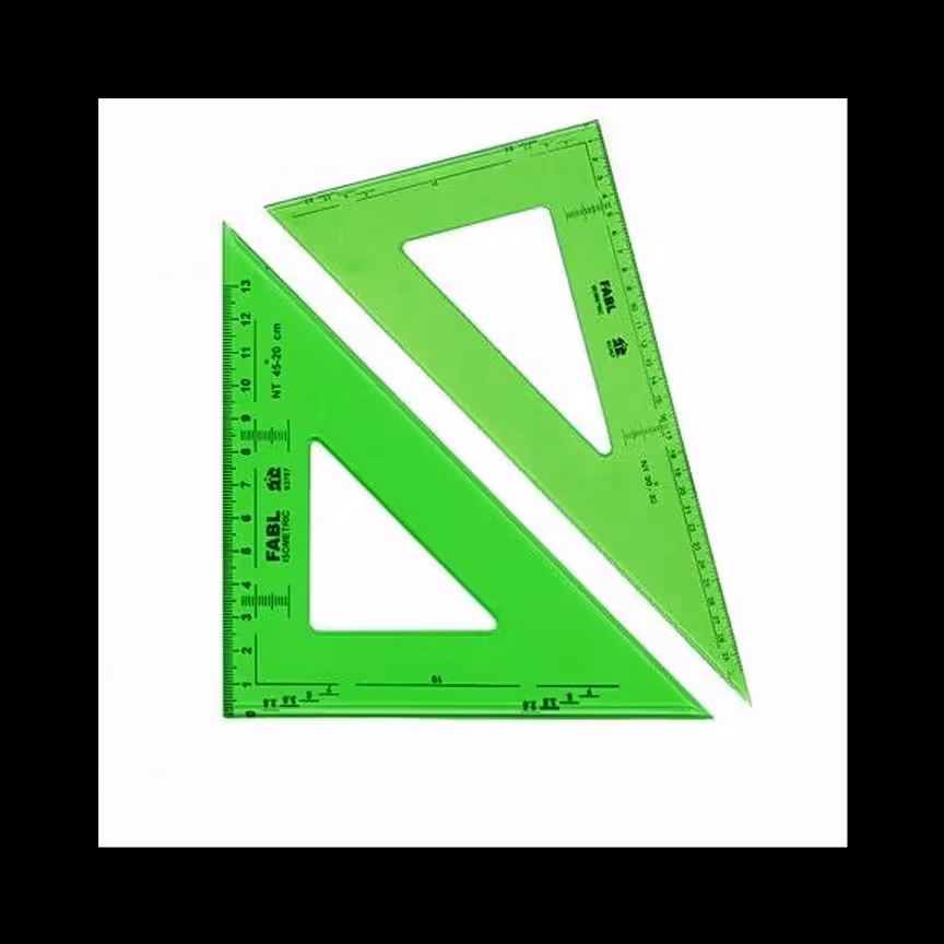 گونیا 20 سانت جفتی (30در 45) درجه  TABLE بسته  20 عددی 