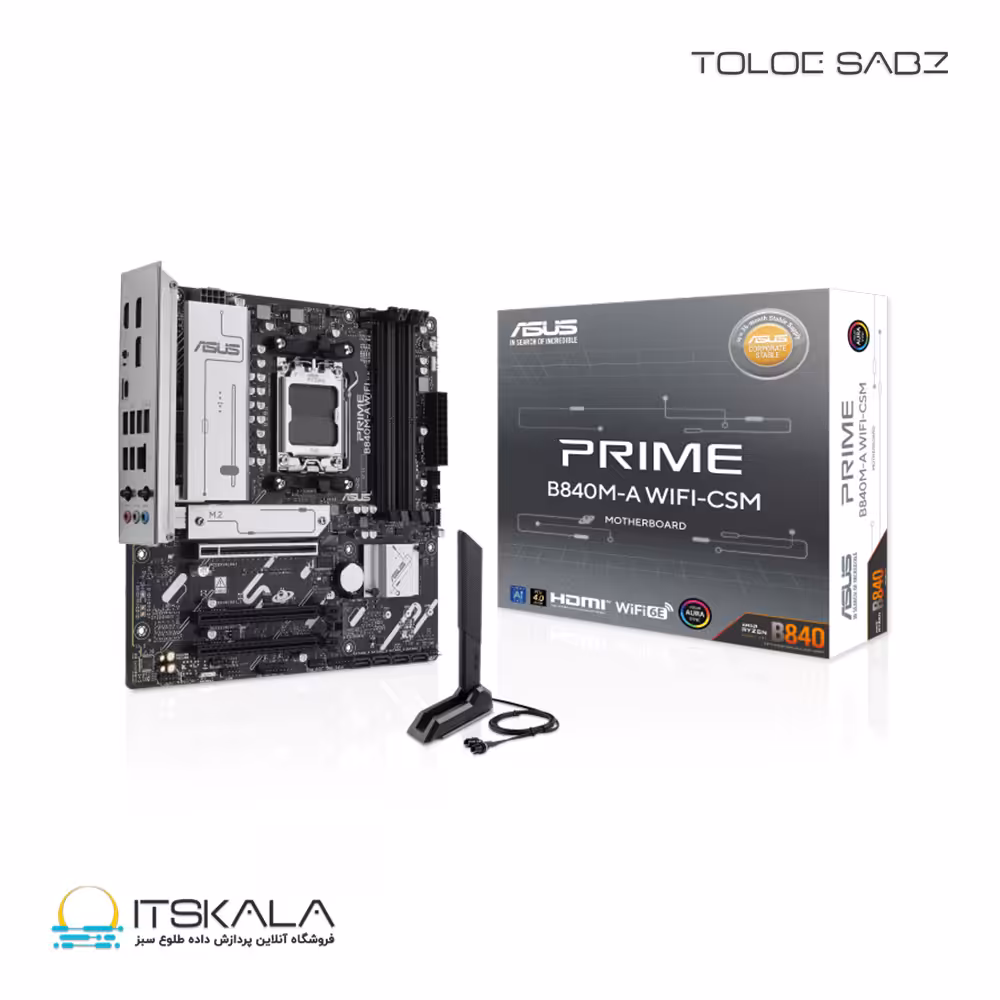 مادربرد ایسوس مدل PRIME B840M-A WIFI