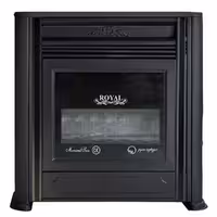 بخاری گازی مروارید سوز طرح شومینه رویال مدل 9000