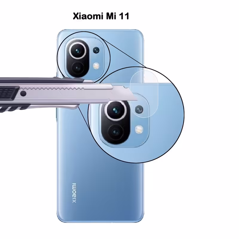 محافظ لنز دوربین از نوع سرامیکی مناسب برای گوشی موبایل شیائومی Mi 11 lite

