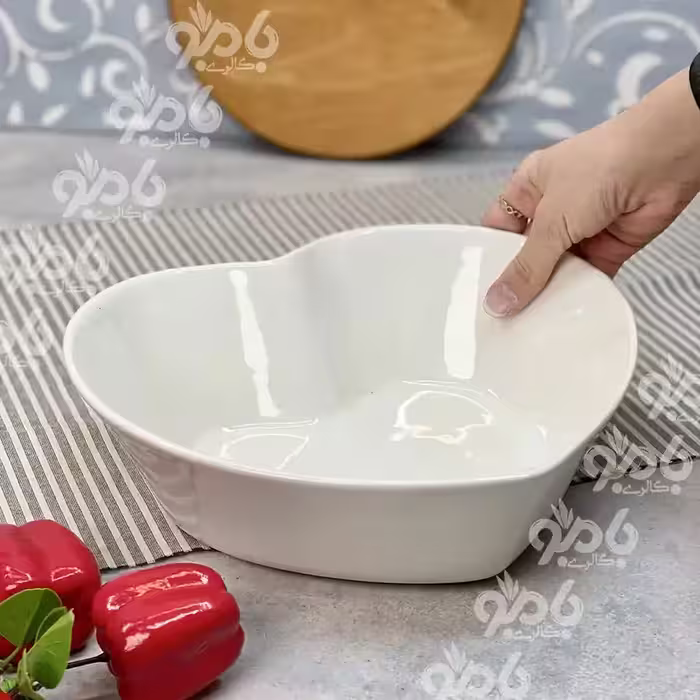کاسه قلب تارت چینی ساده