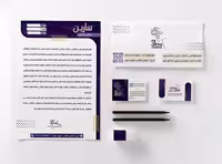 طرح ست اداری سالن زیبایی لوکس | گرافیک با طعم تربچه