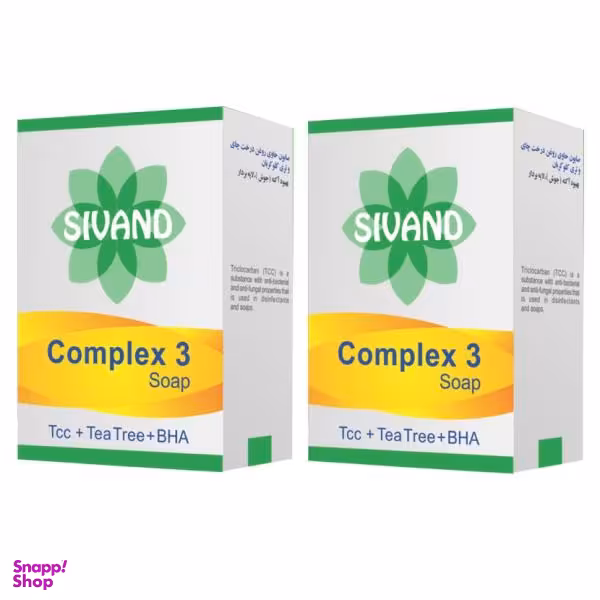 صابون ضدجوش سیوند (Sivand) مدل Complex3 وزن 90 گرم مجموعه 2 عددی
