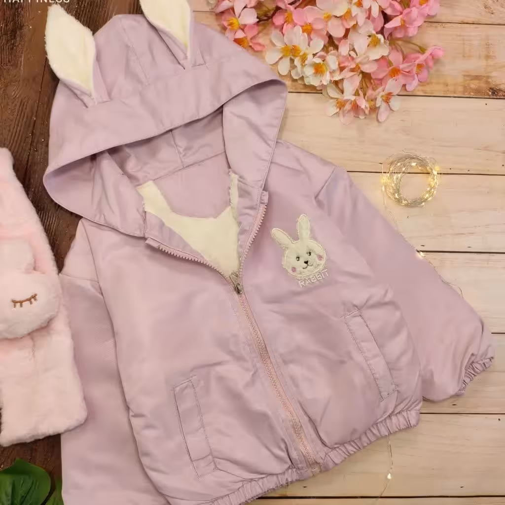 کاپشن دخترانه rabbit 2